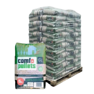 Palette Holzpellets Comfo – 65 Säcke (975 kg) – ENplus A1 / DINplus