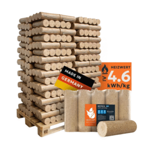 Brennholzbriketts Heizfuxx Nestro XL Blau – Palette 960 kg